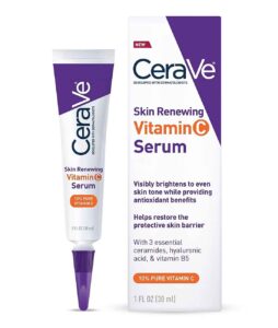 سرم ویتامین سی سراوی CeraVe مدل Skin Renewing حجم30میل